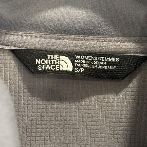 The North Face Women's Jacket WindWall Full Zip Size Small Petite White & Grey - Picture 4 of 8